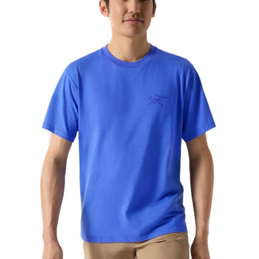 Arc’terx Skagg 100% cotton Blue Men's T-Shirt